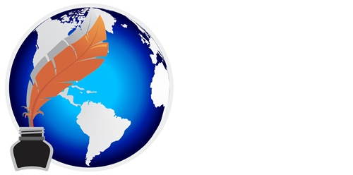 Sociedade Mundial dos poetas - logo branco
